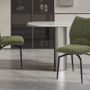 Stoel 'Lara' Draaibaar Stof Ote Sea Vert