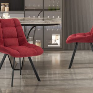 Stoel 'Lizzy' Stof Ote Share Rouge