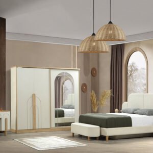 Bohem Slaapkamer Set met Schuifdeur Kleerkast