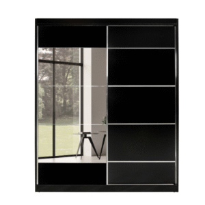 Hera Kleerkast 160 cm - Zwart