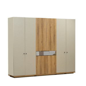 Belen 6-deurs Kleerkast zonder Spiegel