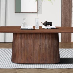 Tafel 'Miguel' 230 cm Ovaal Mango hout Lichtbruin